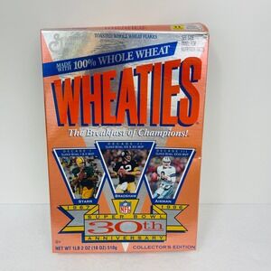 Vintage 1996 Wheaties Box NFL Super Bowl 30th Anniversary Starr Bradshaw Aikman